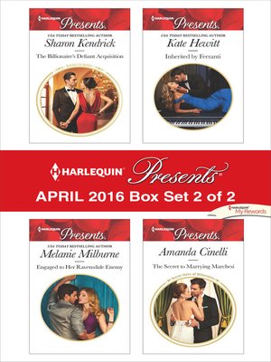 cover image of Harlequin Presents April 2016, Box Set 2 of 2